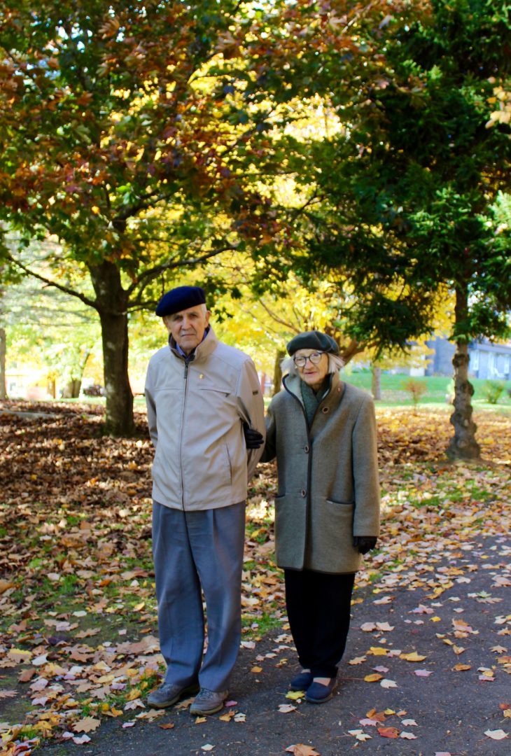 Roméo, 95 ans, et Yvonne, 97 ans. Crédit photo: Danielle Goyette