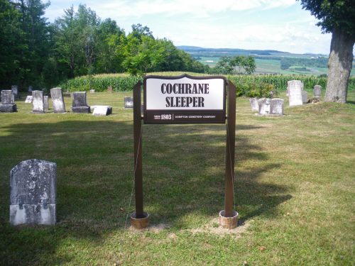 Série Cimetières : Le cimetière Cochrane Sleeper