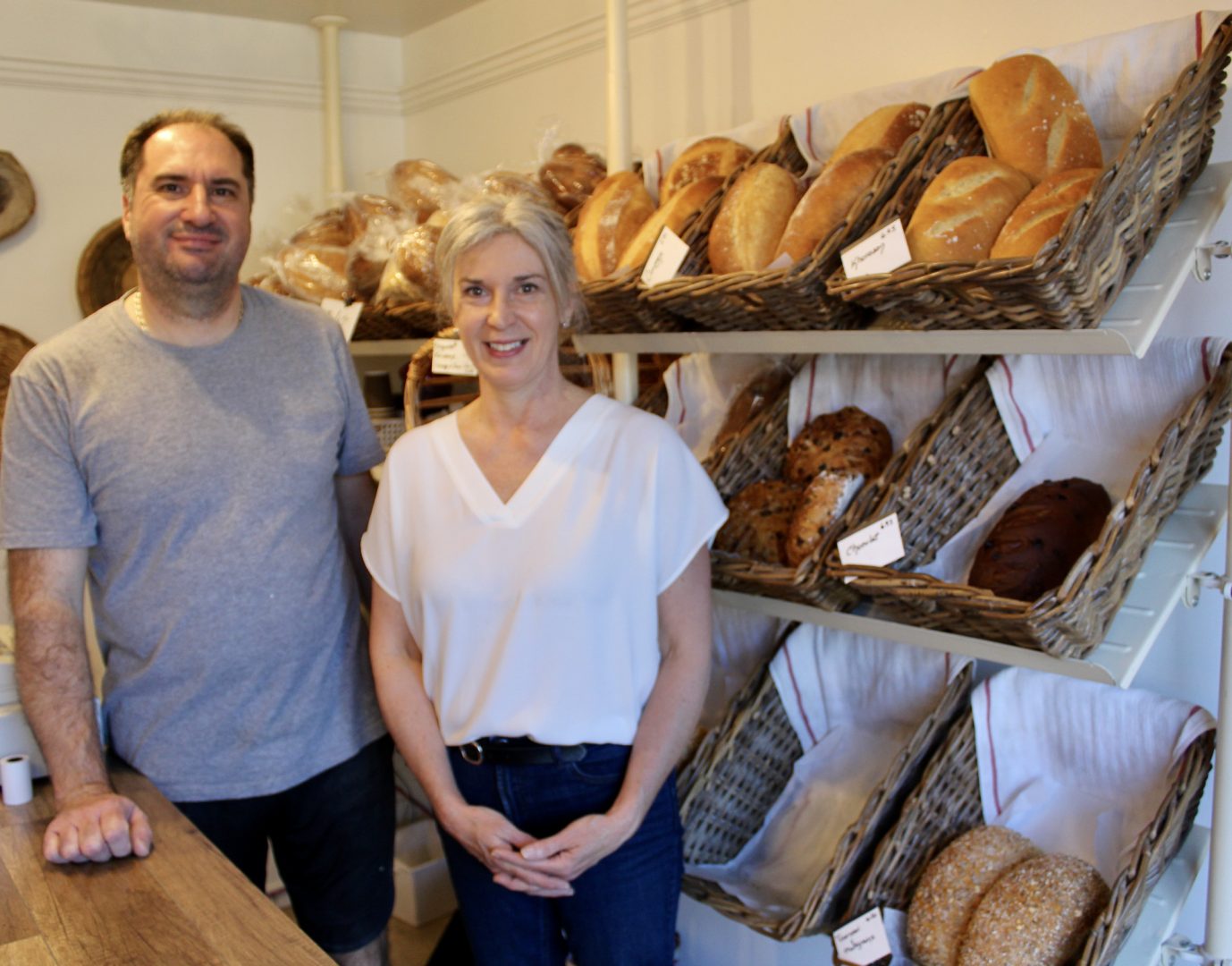 Cédric et Chantal nous offraient leurs bons pains, viennoiseries et pâtisseries depuis juin 2013